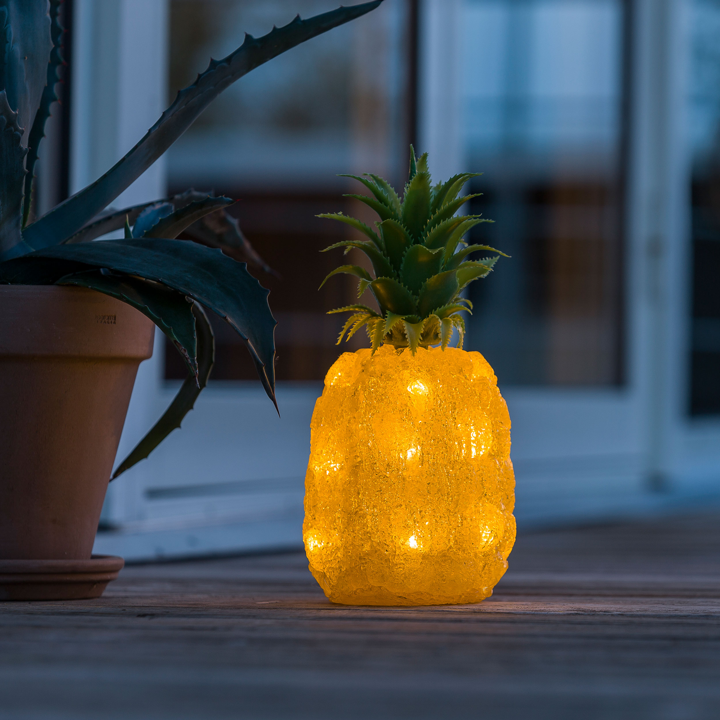 Dekorasjonsbelysning Gnosjö Konstsmide Ananas