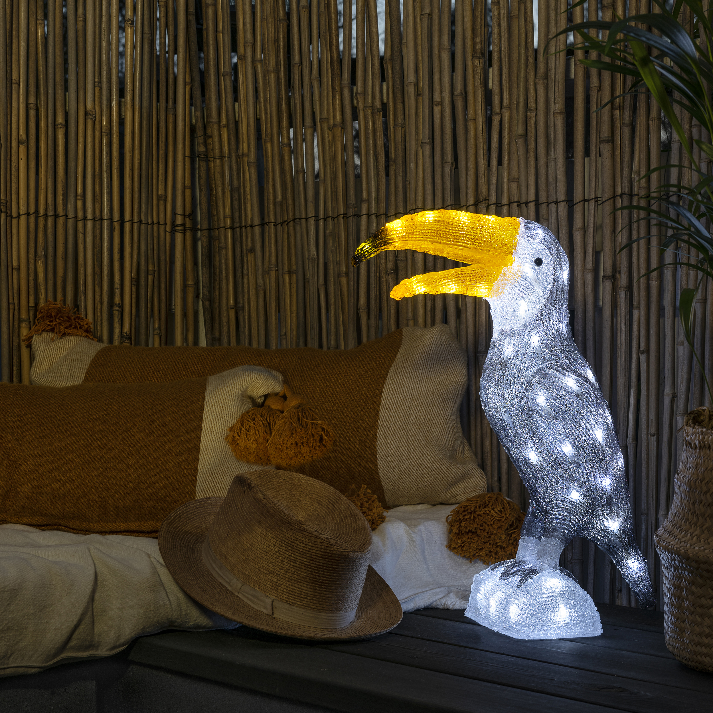 Dekorasjonsbelysning Gnosjö Konstsmide Tukanfugl