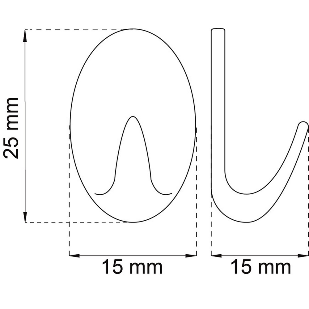 Krok Habo 1045 Hvit Selvheftende