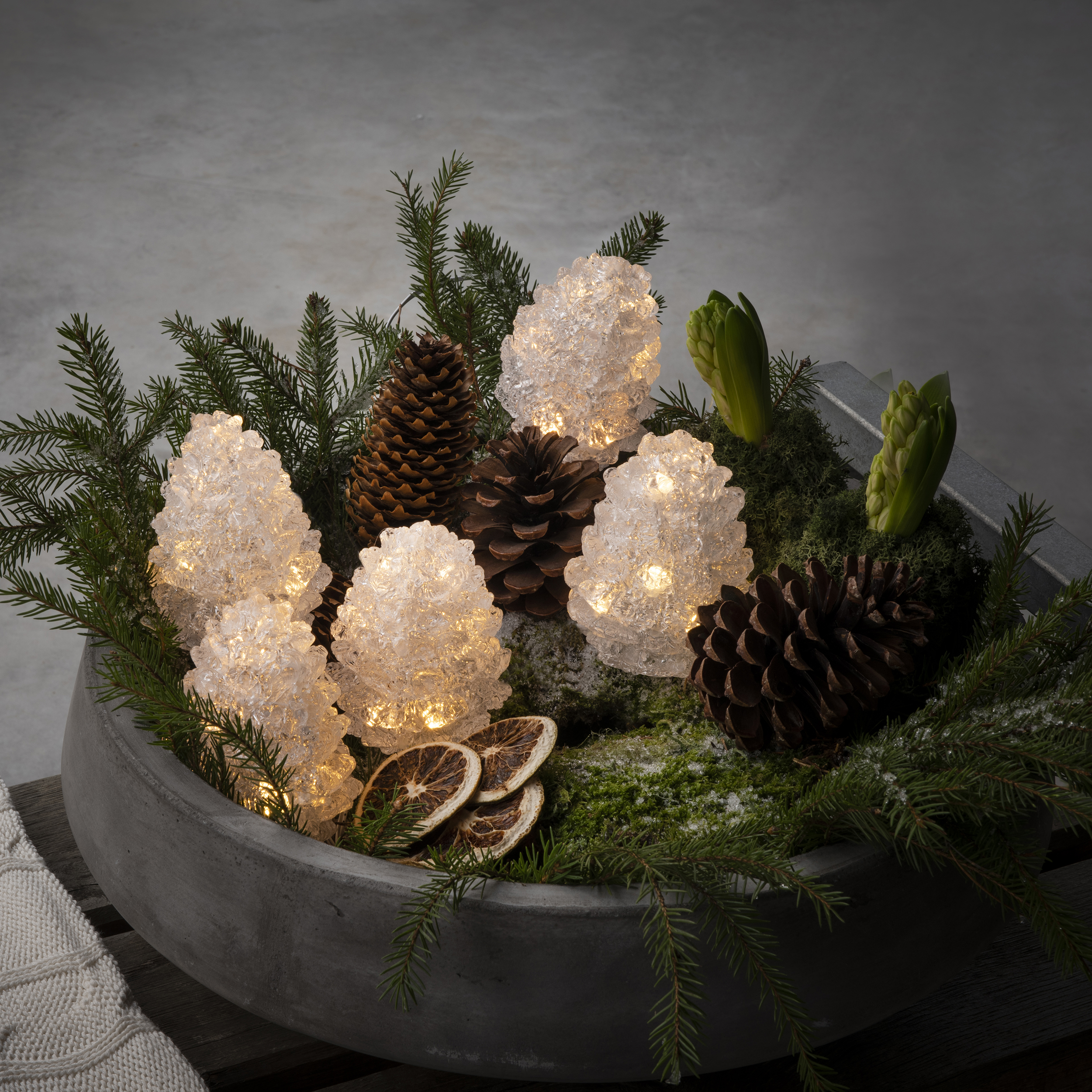 Dekorasjonsbelysning Gnosjö Konstsmide Kongler LED 5 stk