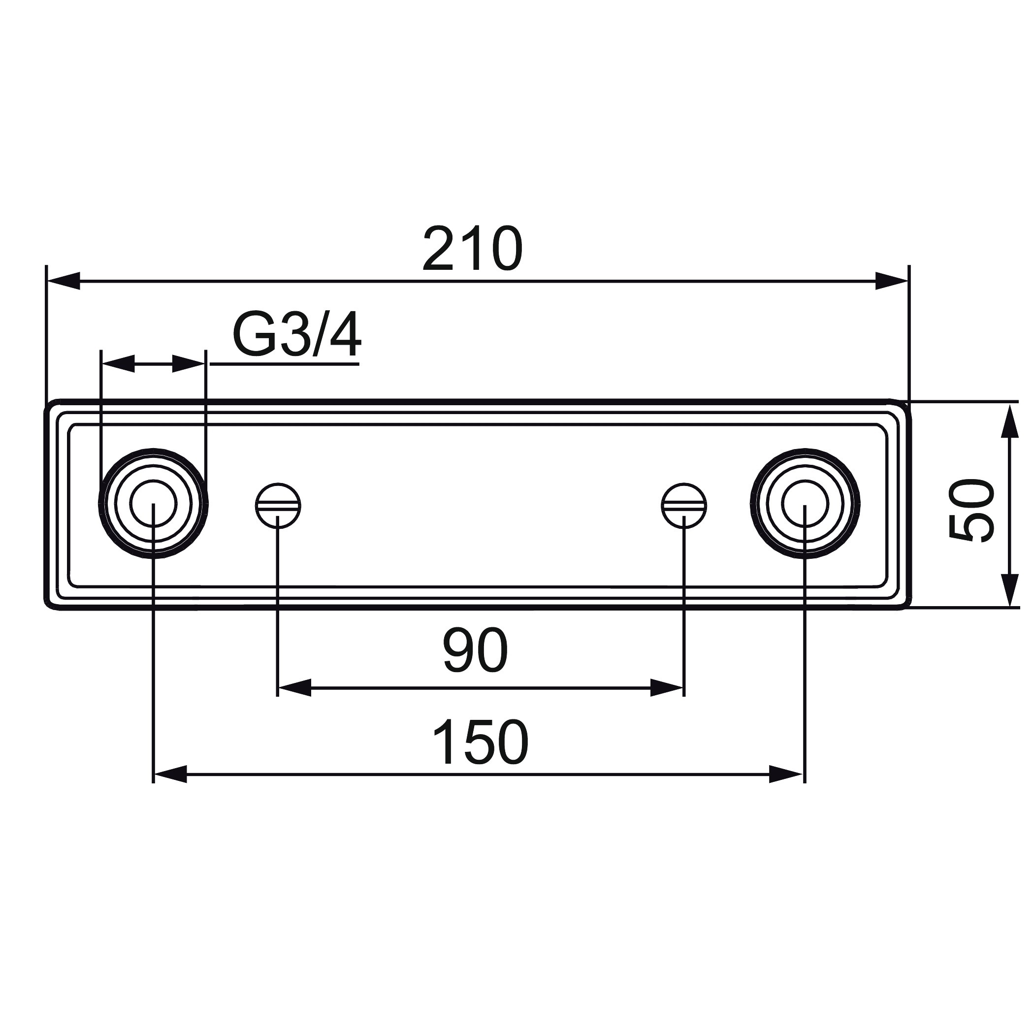 Blandarfäste Mora Raw för Dold Rördragning