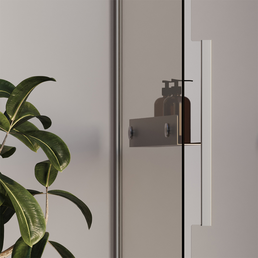 Duschhörn Svedbergs Langfoss 200 med Hylla