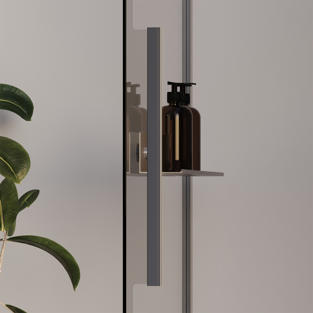 Duschhörn Svedbergs Langfoss 200 med Hylla