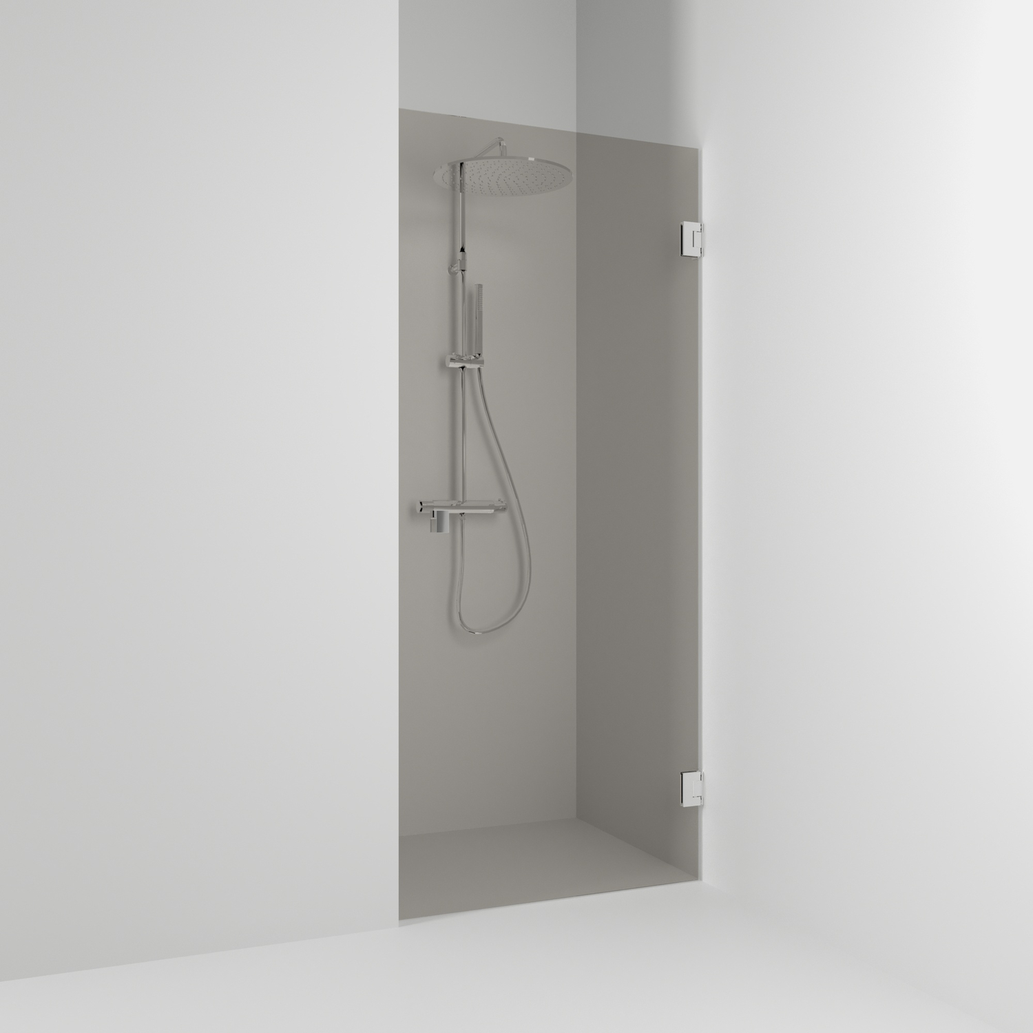 Duschdörr Svedbergs 180° Rak Enkel | badrum - duschar - duschdorr | KakelKungen