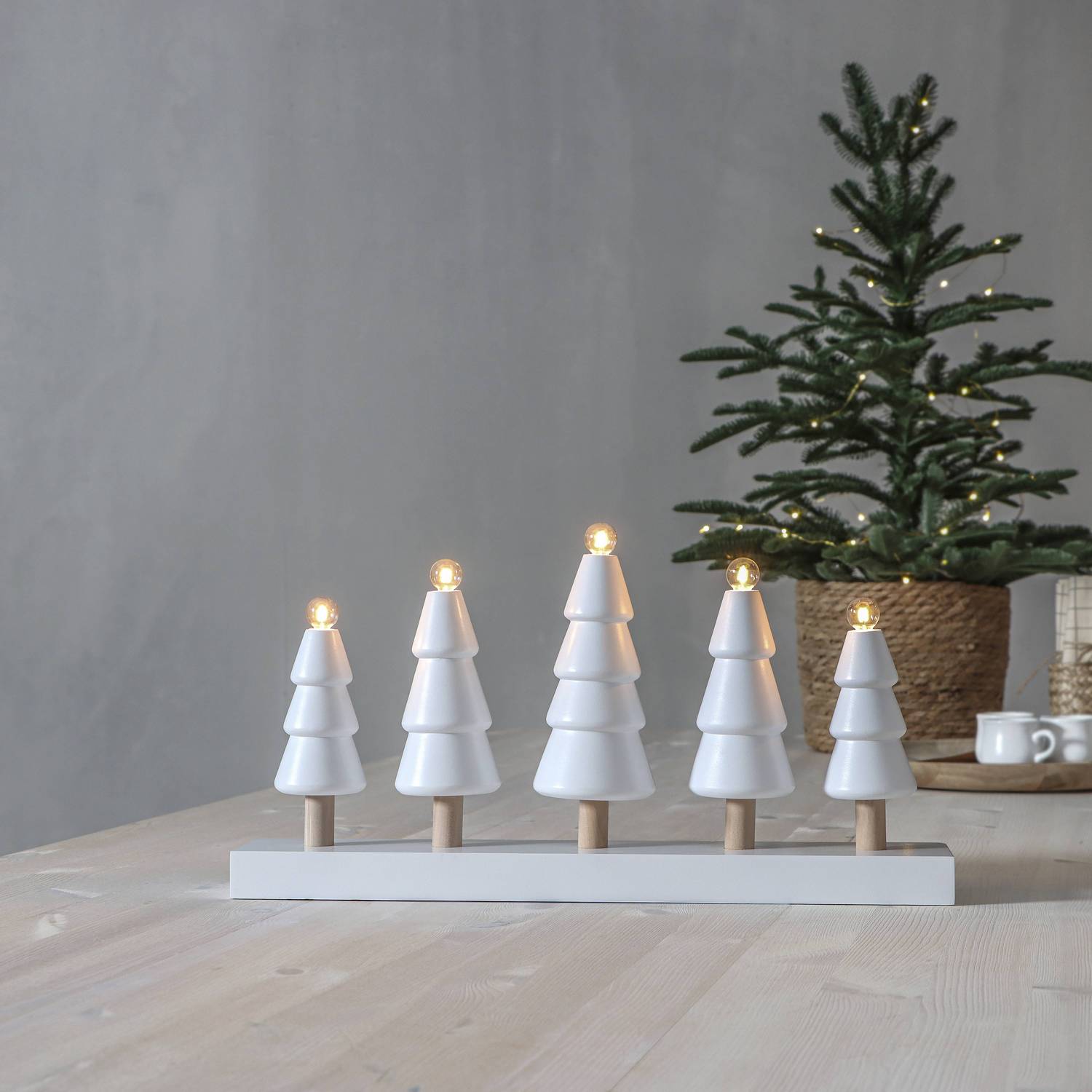 Adventstake Star Trading Skog 5 Lys