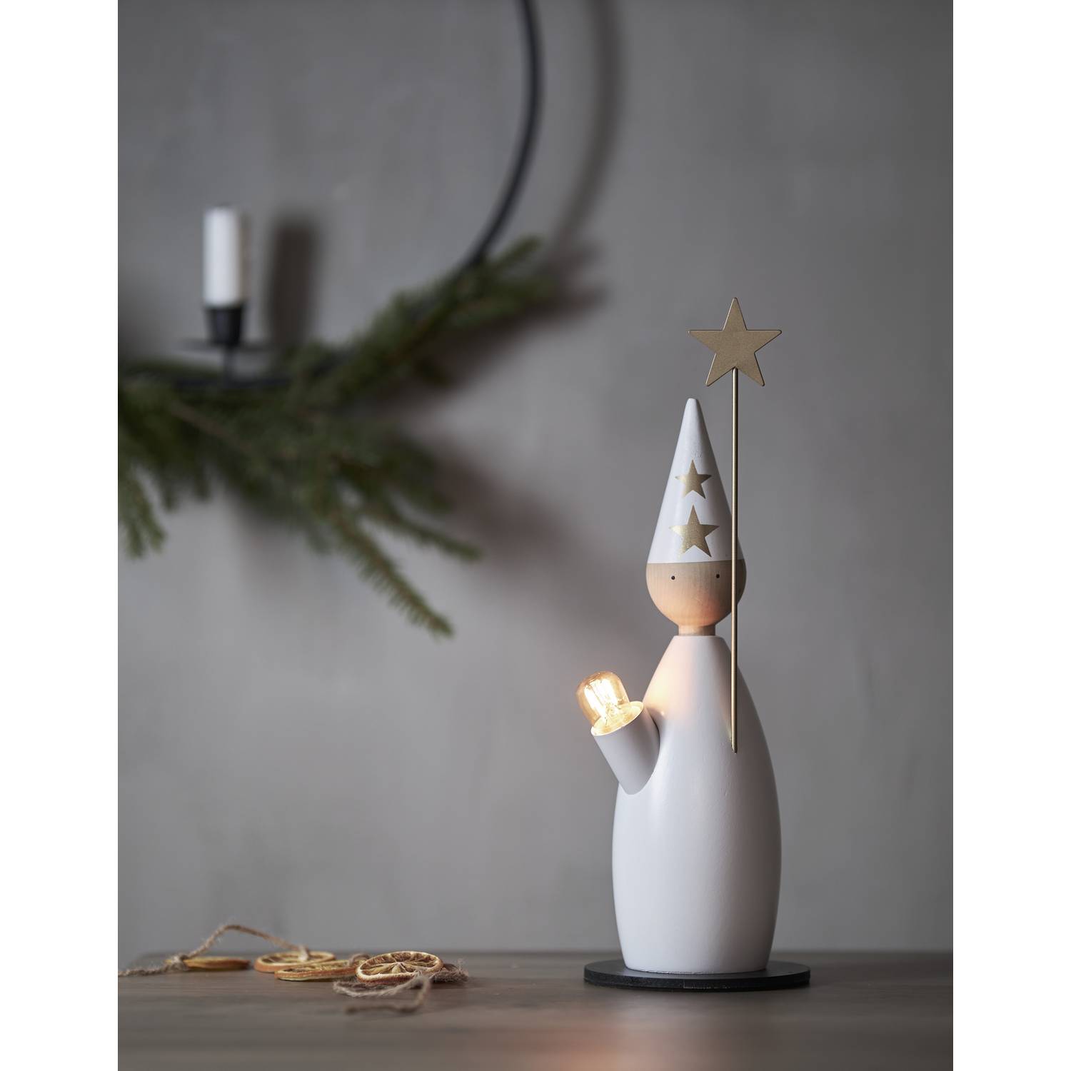 Adventstake Star Trading Lucia Classic Stjernegutt