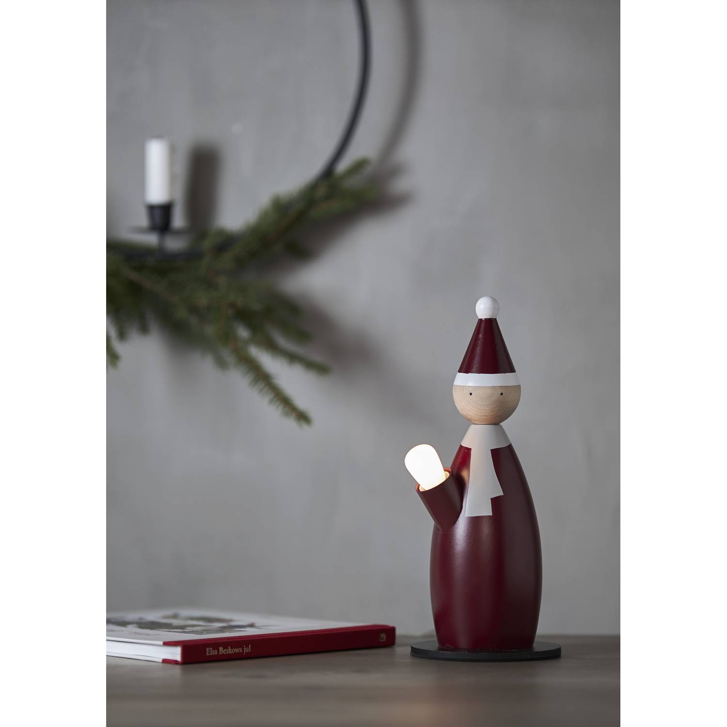 Adventstake Star Trading Lucia Classic Nisse