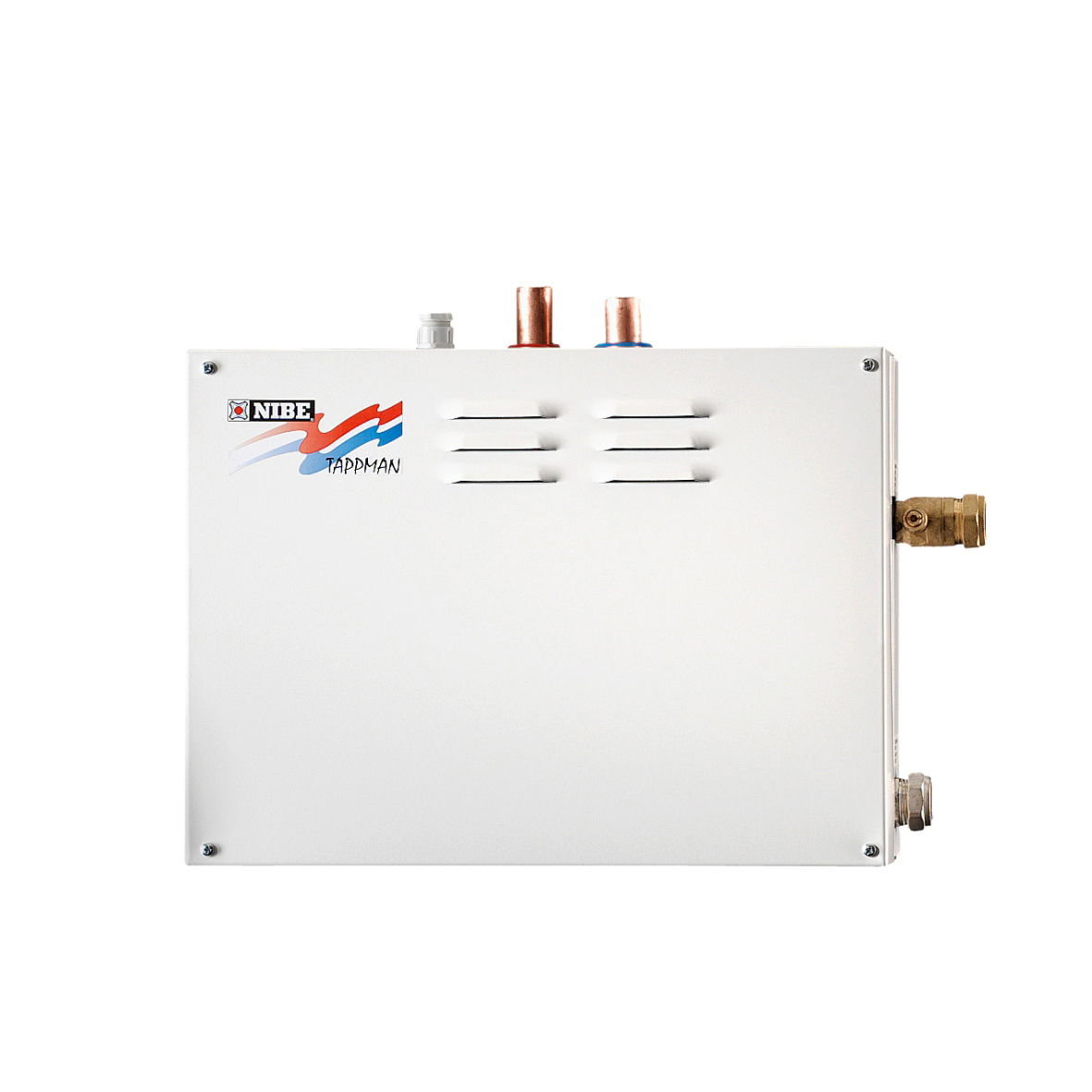 Nibe Tappman Varmvattenautomat Vit Metall Tillbehör för Vattenberedare