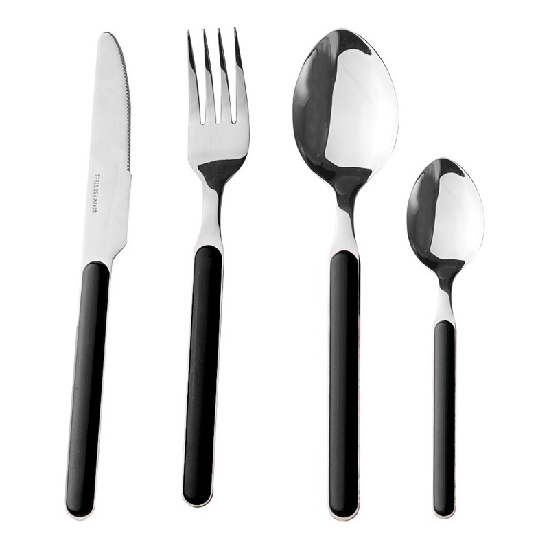 Bestikk Brunner Delice 16-deler Sort