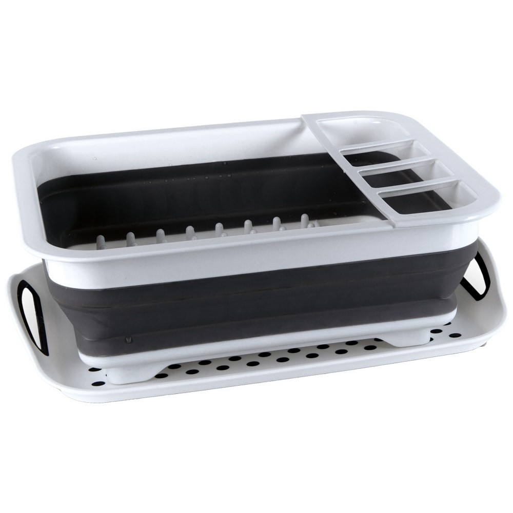 Oppvaskstativ Casu Sammenleggbar m/Brett