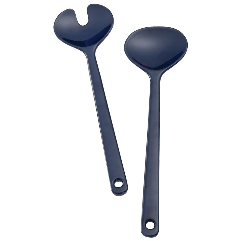 Salatbestikk Brunner Mørkblå