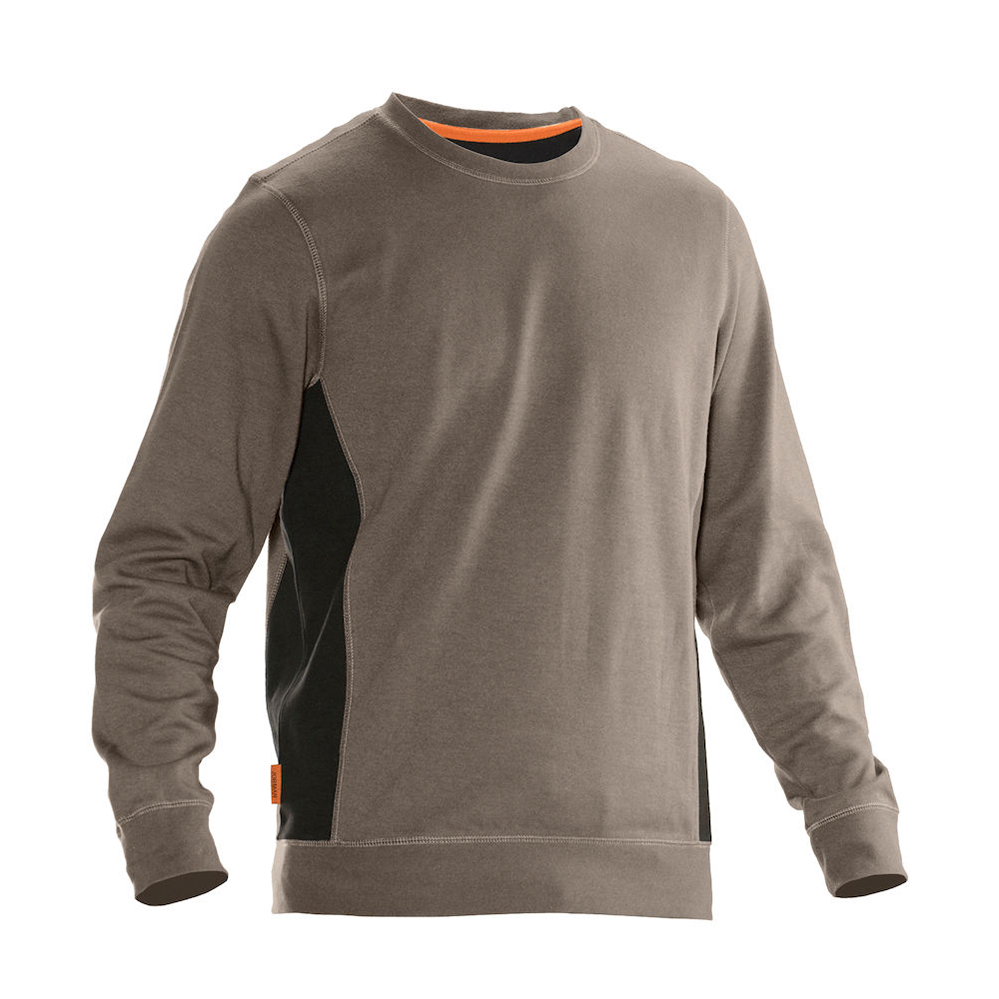 Sweatshirt Jobman 5402 Storlek: XL, Färg: Khaki/Svart