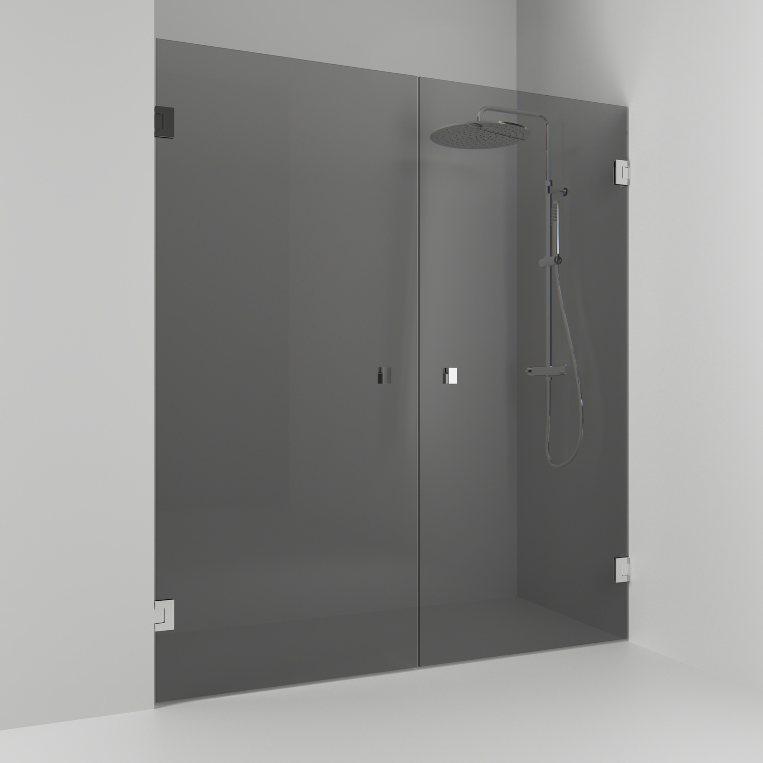 Duschdörr Svedbergs 180° Rak Dubbel | badrum - duschar - duschdorr | KakelKungen