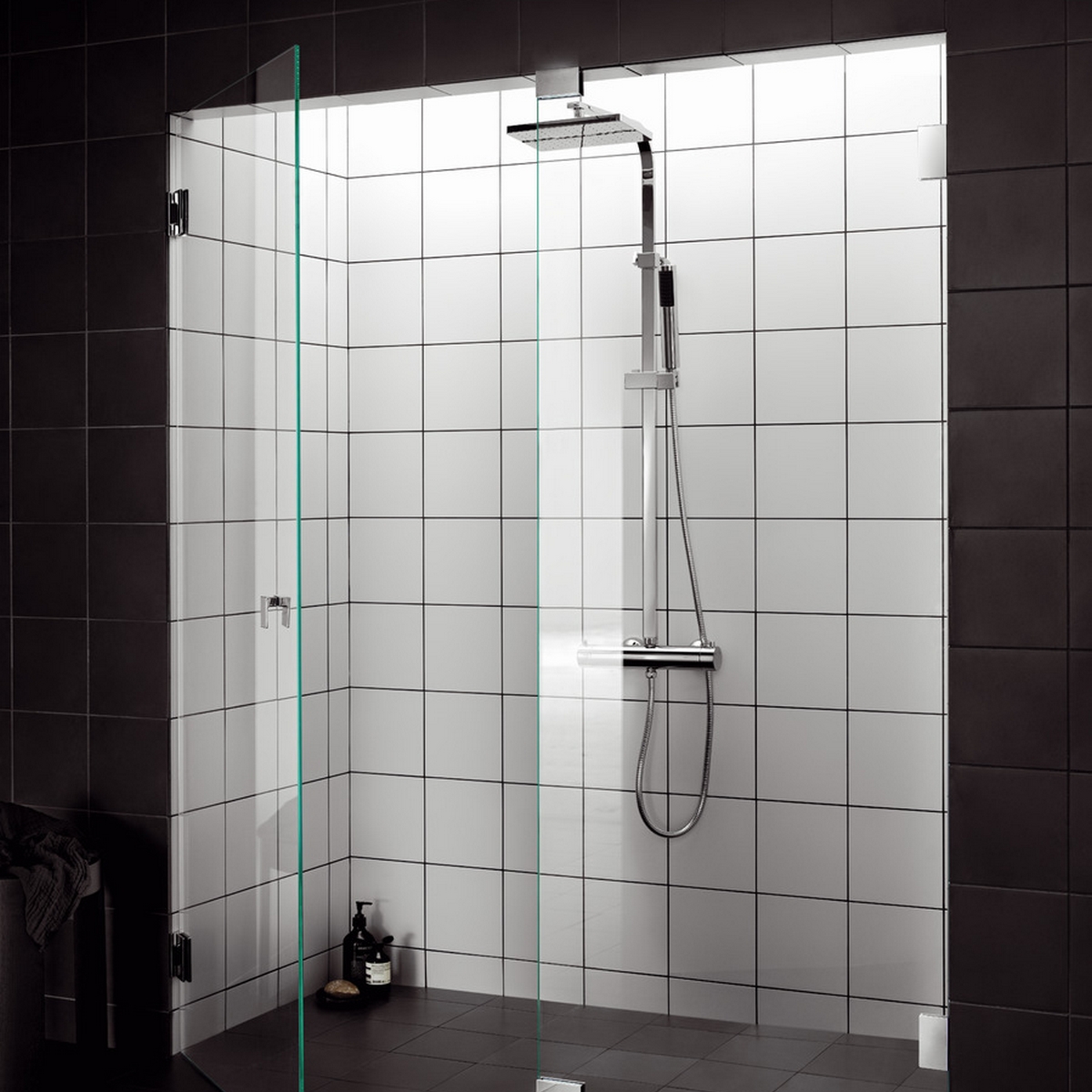 Duschdörr Svedbergs 180° Rak Kombi