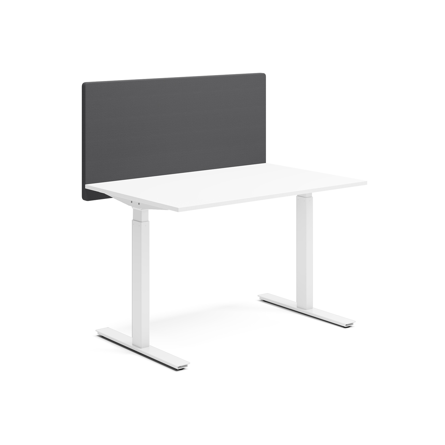 Bordsskärm Lanab Group Alma Svart/Silver, 120x60 cm