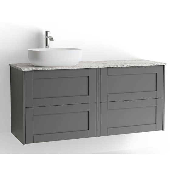 Tvättställsskåp Vedum Mezzo Frame 1200 med 4 Lådor