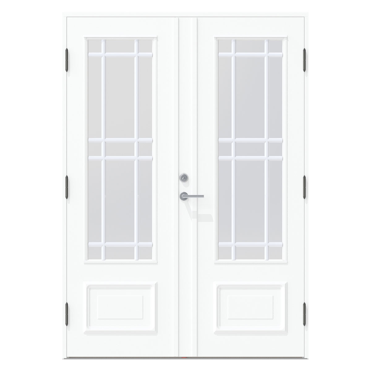 Tofløyet Ytterdør Diplomat Estelle Q Maskinantikk Glass