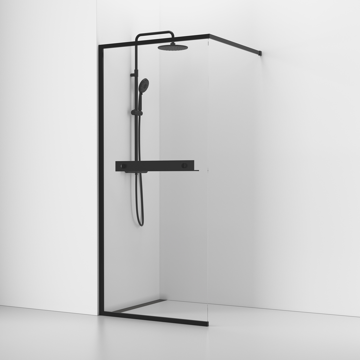 Duschvägg Svedbergs Langfoss Fast | badrum - duschar - duschvagg | KakelKungen