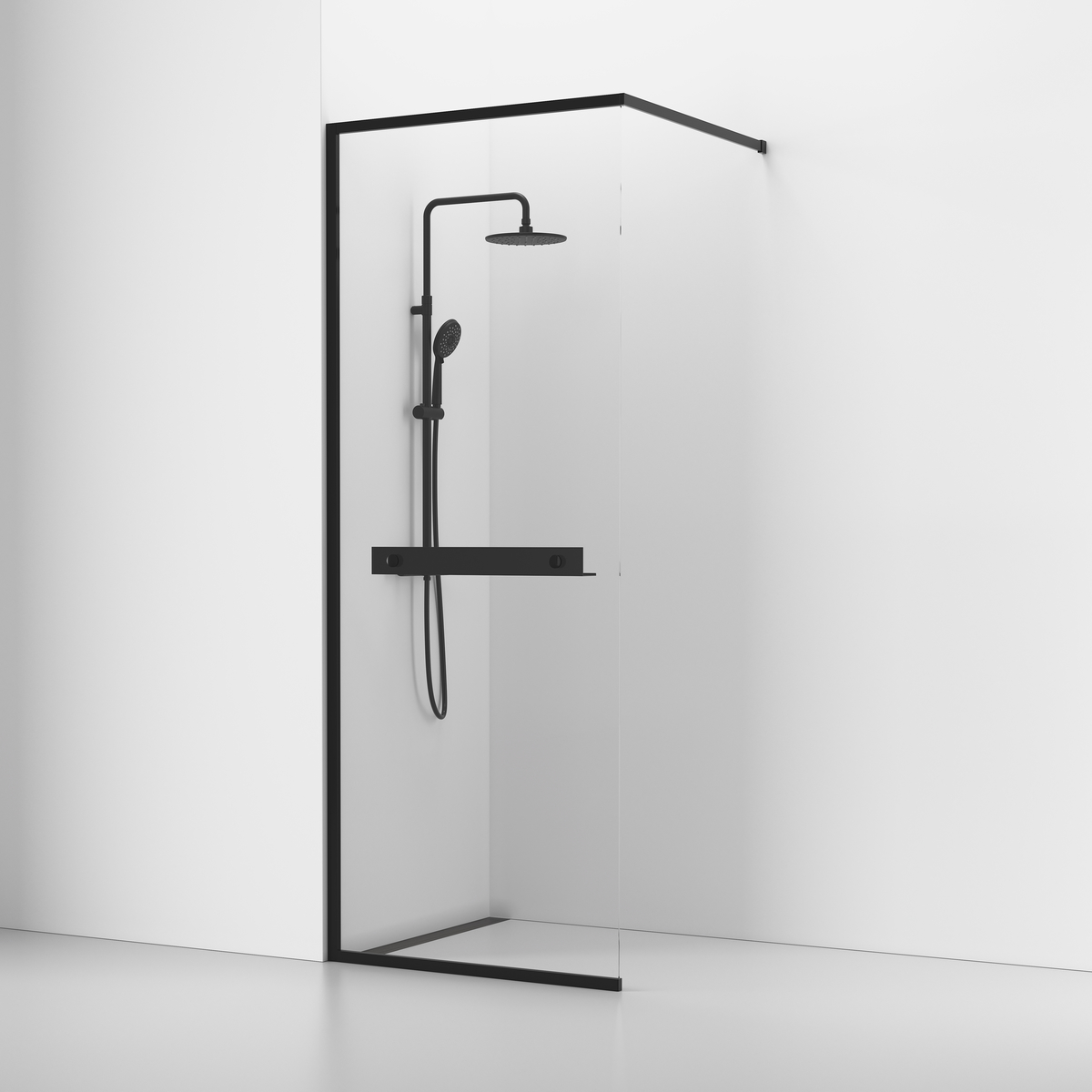 Duschvägg Svedbergs Langfoss Fast | badrum - duschar - duschvagg | KakelKungen