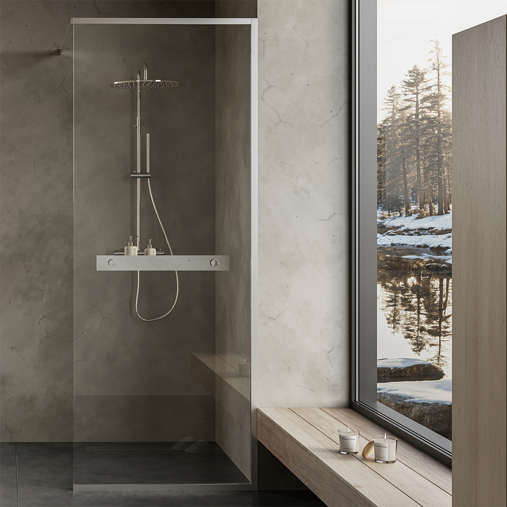 Duschvägg Svedbergs Langfoss Fast