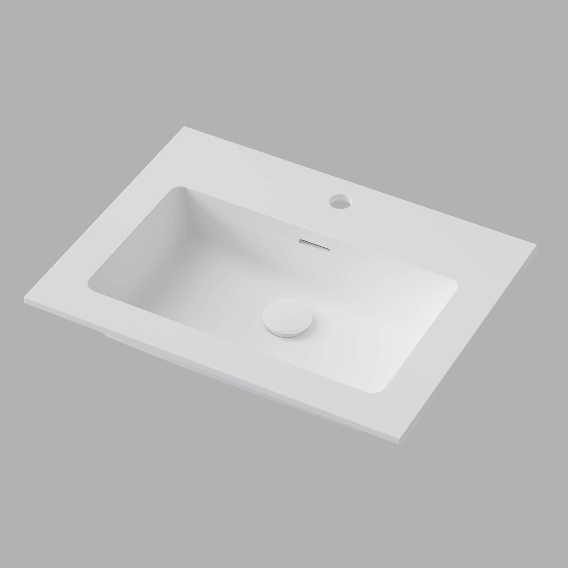 Tvättställ INR Smooth Solid Surface | badrum - handfat-och-tvattstall - enkelt-handfat | KakelKungen