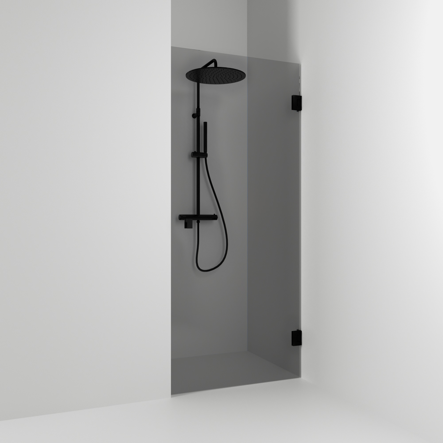 Duschdörr Svedbergs 180° Rak Enkel