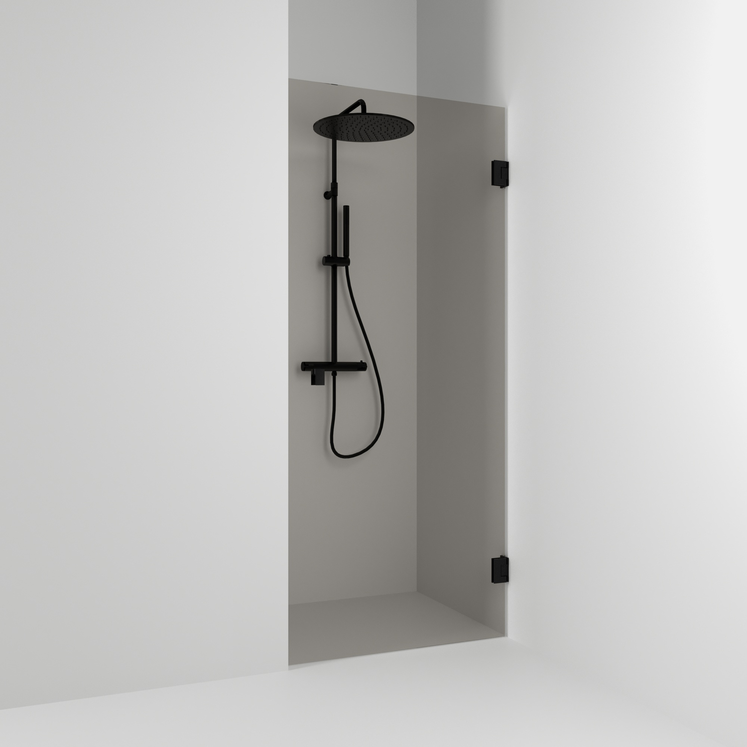 Duschdörr Svedbergs 180° Rak Enkel | badrum - duschar - duschdorr | KakelKungen