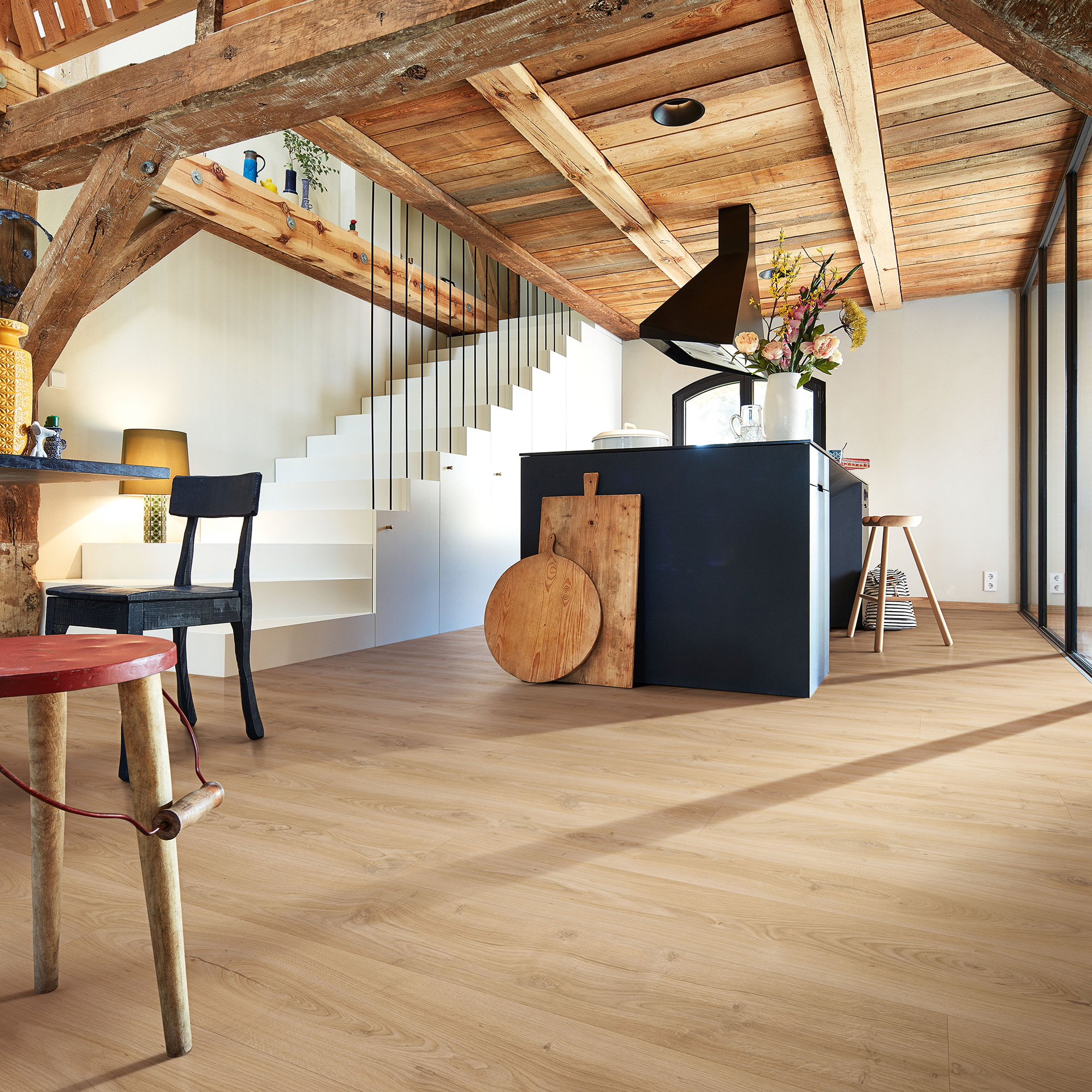 Laminatgolv Meister Laminate LL 250 Ljus Castle Ek 6841