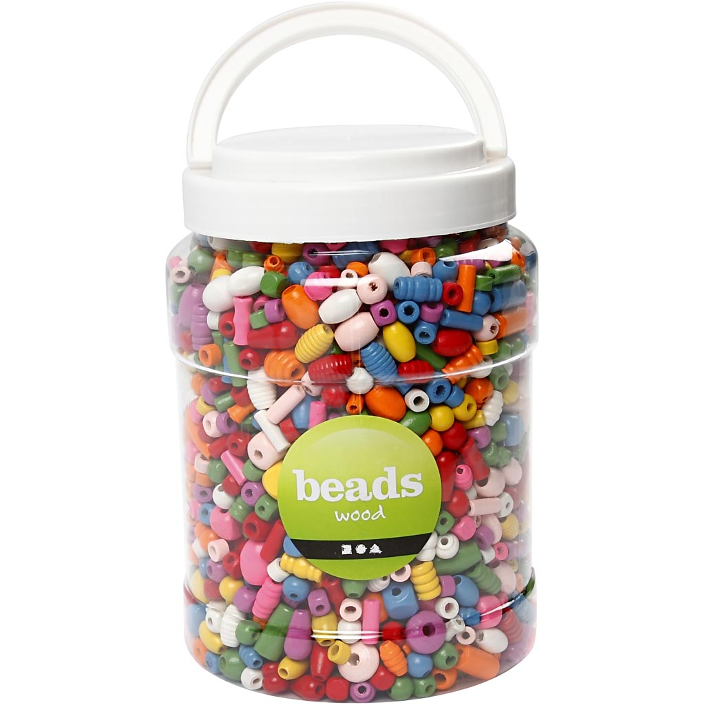 Treperler Creativ Company Ass Farger Str 5-28 mm Hullstr 2,5-3 mm