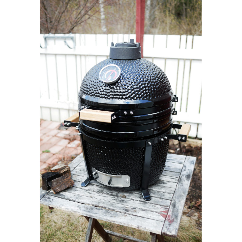 Kamadogrill Kamado Sumo Junior 15" Multifunksjonell Keramisk Grill med Benstativ