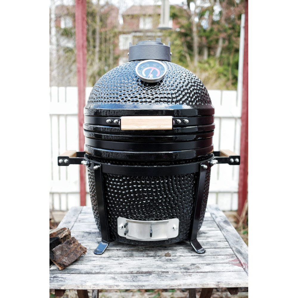 Kamadogrill Kamado Sumo Junior 15" Multifunksjonell Keramisk Grill med Benstativ