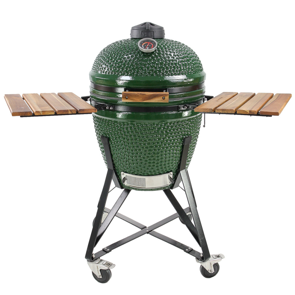 Kamadogrill Kamado Sumo Midi 21" Grønn, Kullgrill med Grillrist