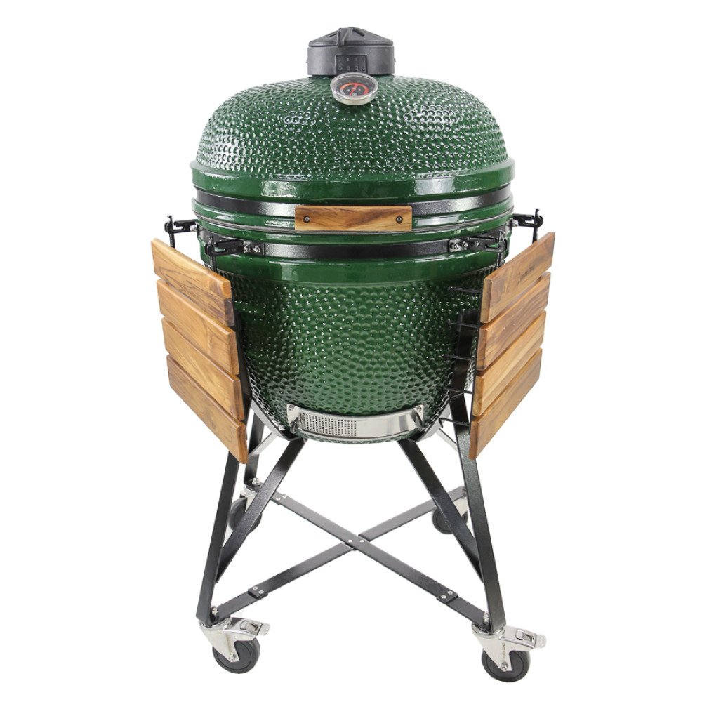 Kamadogrill Kamado Sumo Maxi 25" Grønn Keramisk Grill med Stativ