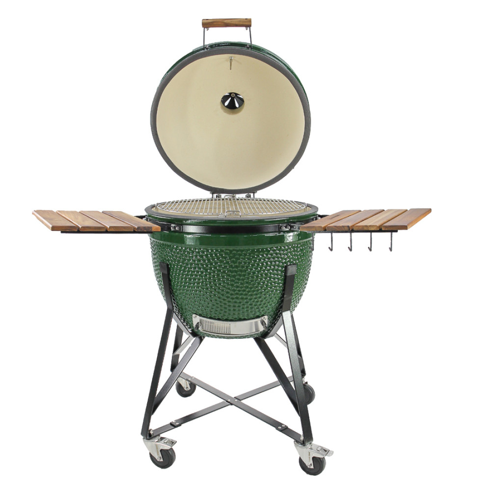 Kamadogrill Kamado Sumo Maxi 25" Grønn Keramisk Grill med Stativ
