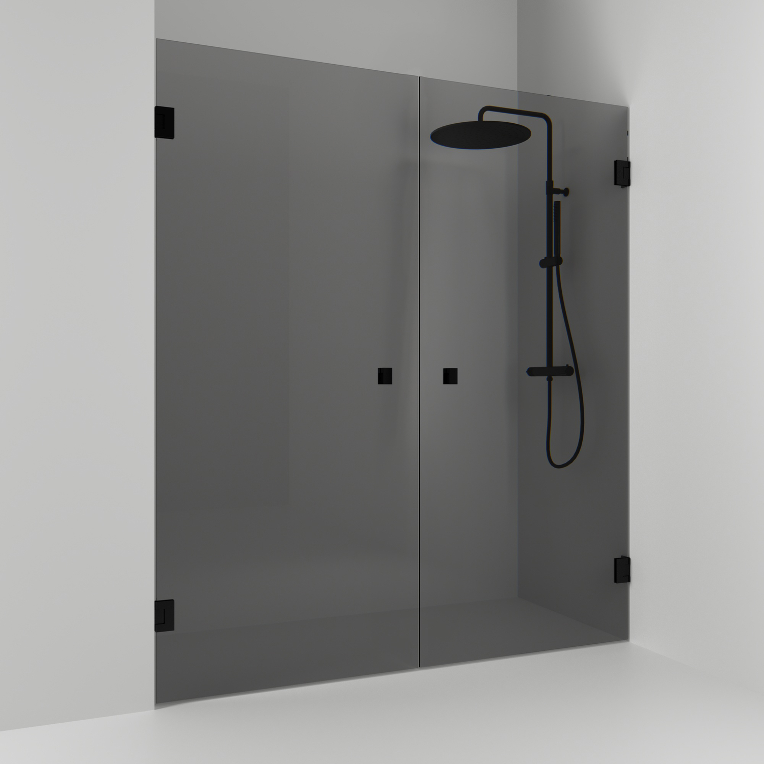 Duschdörr Svedbergs 180° Rak Dubbel | badrum - duschar - duschdorr | KakelKungen