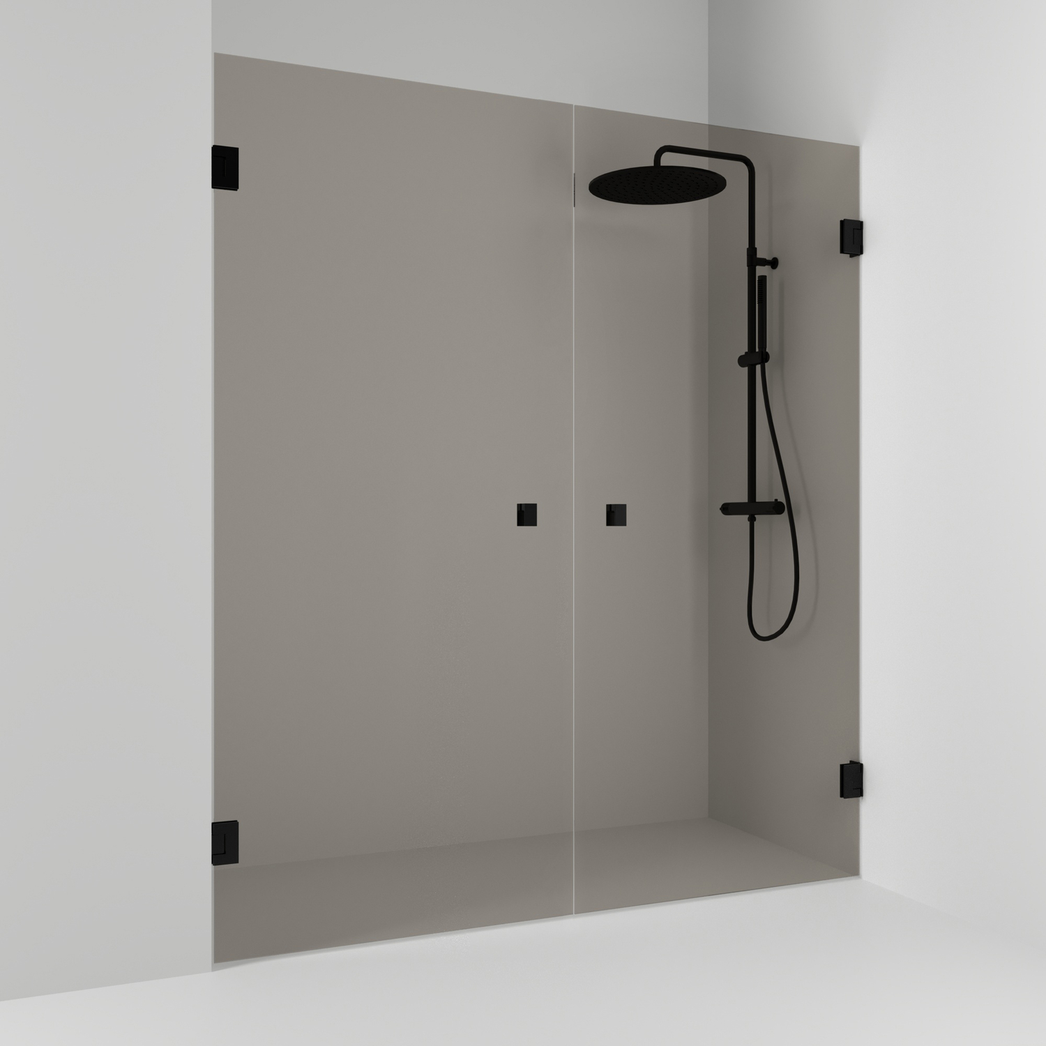 Duschdörr Svedbergs 180° Rak Dubbel | badrum - duschar - duschdorr | KakelKungen