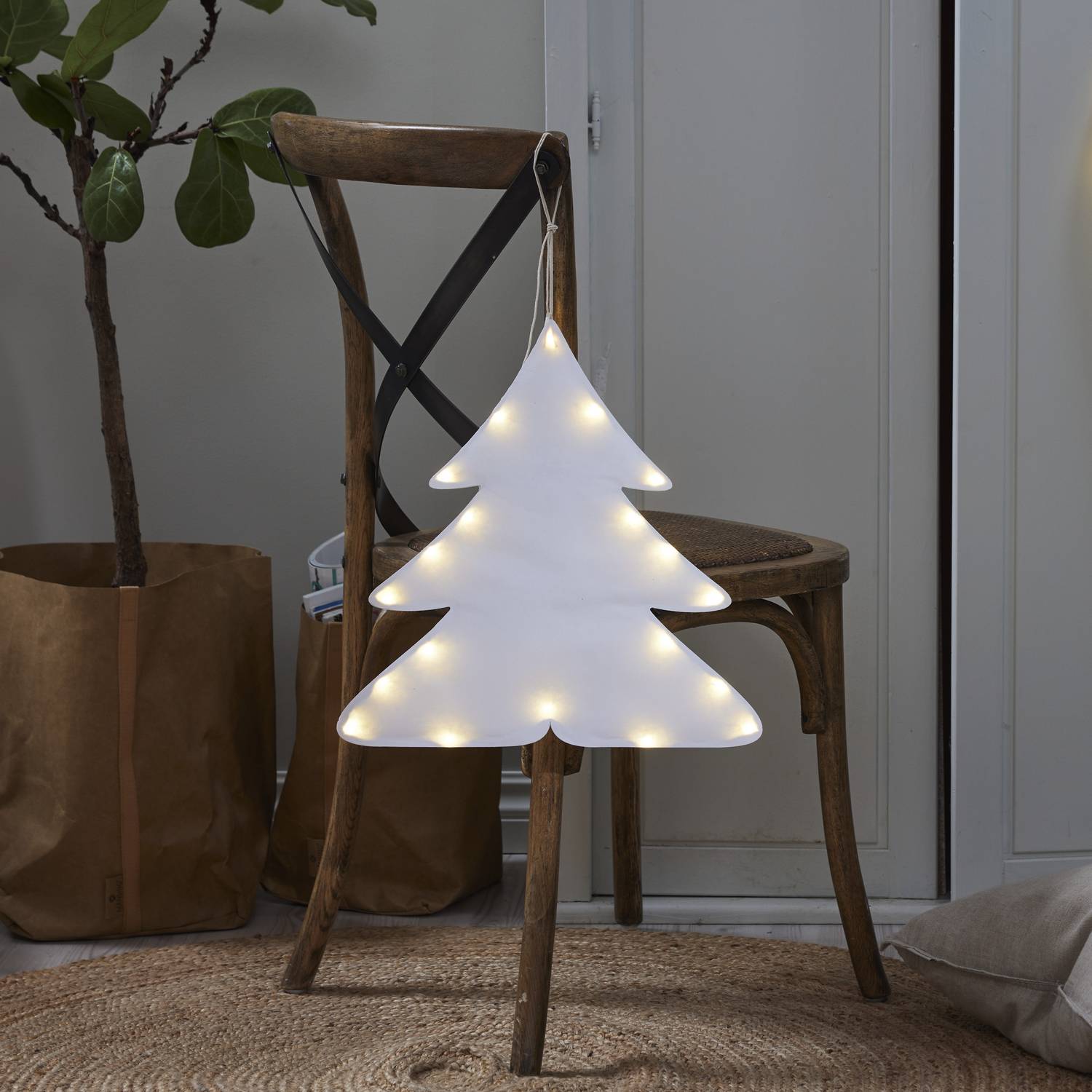 Hengende Dekorasjon Star Trading Milla Gran med LED