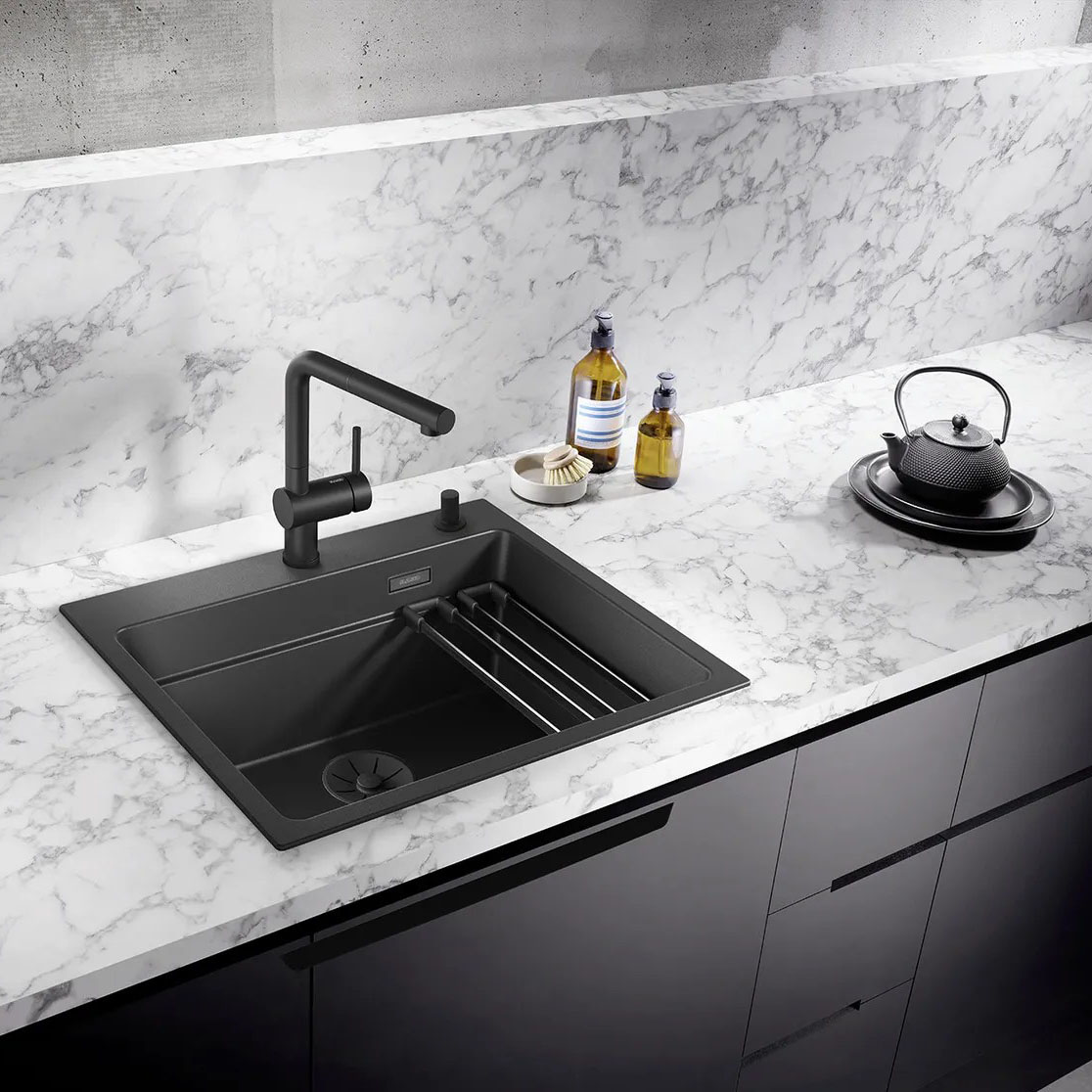 Kjøkkenvask Blanco Etagon 6 Silgranitt Infino