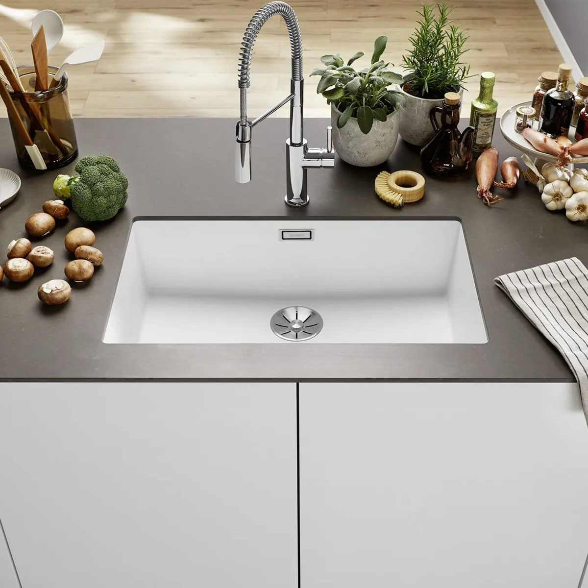 Kjøkkenvask Blanco Subline 700 Silgranitt Infino