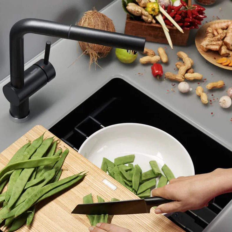 Kjøkkenvask Blanco Etagon 700-U Silgranitt Infino