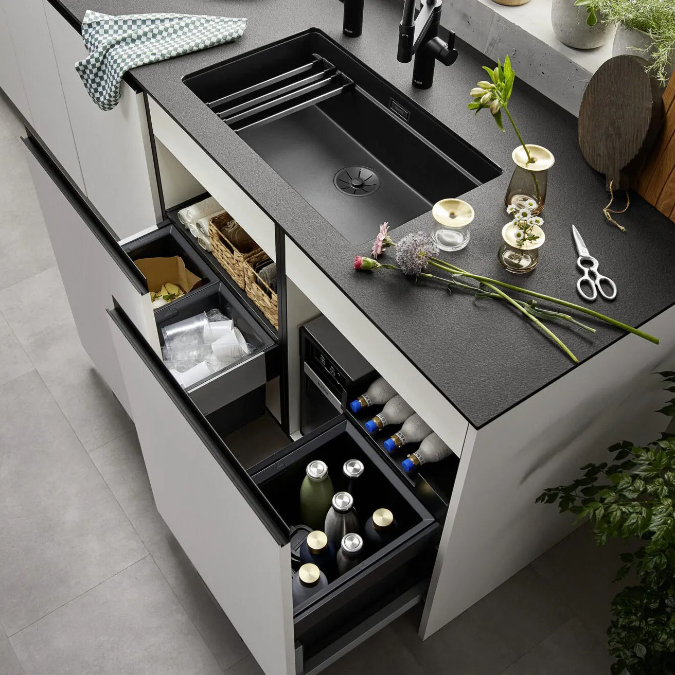 Kjøkkenvask Blanco Etagon 700-U Silgranitt Infino