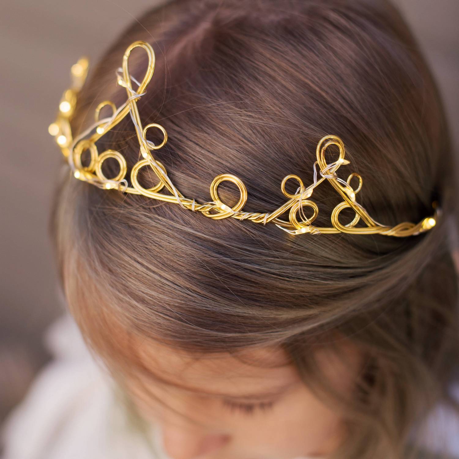 Juledekor Star Trading Diadem med LED Borddekorasjon