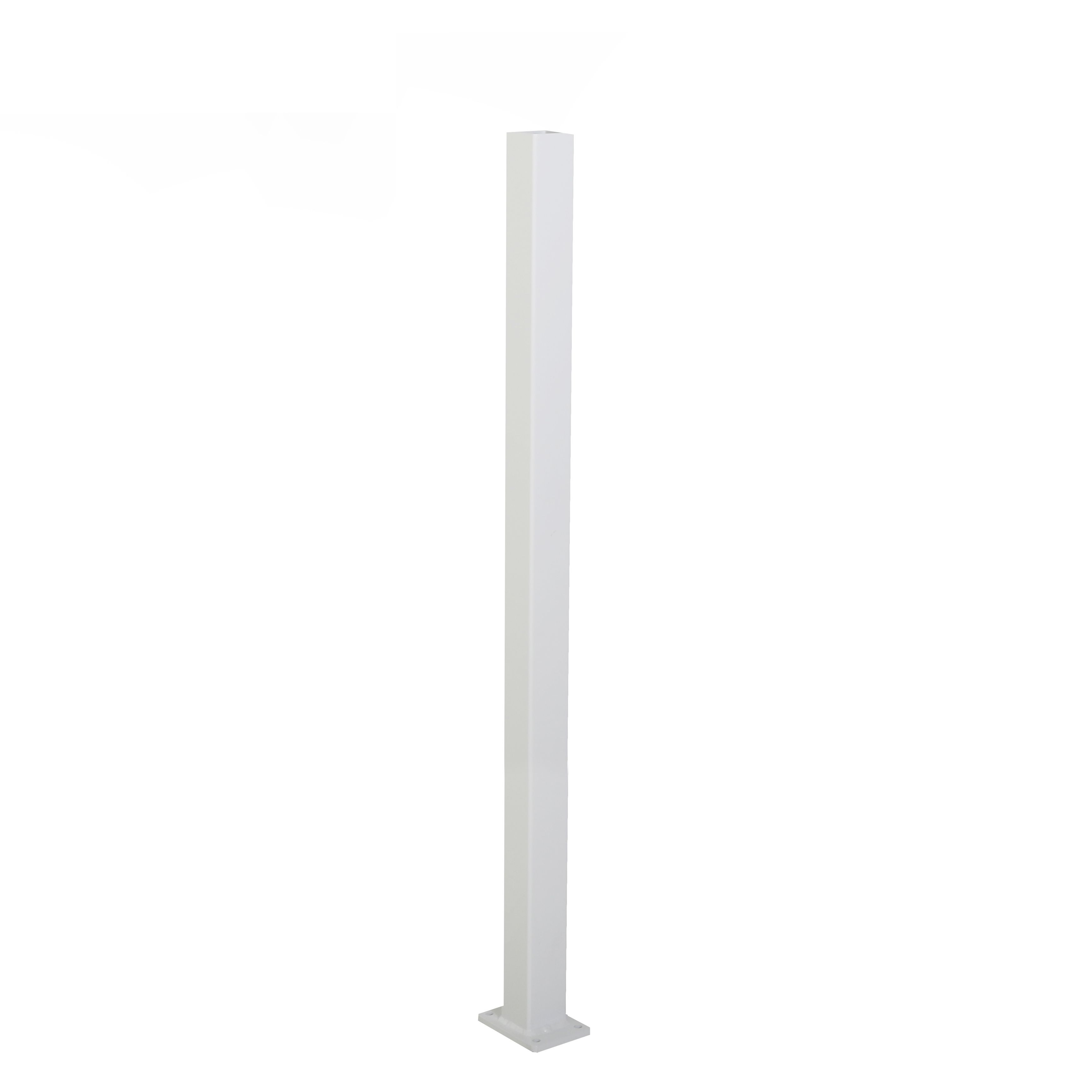 Stolpe RKC Hvit Aluminium Høyde 1020 mm