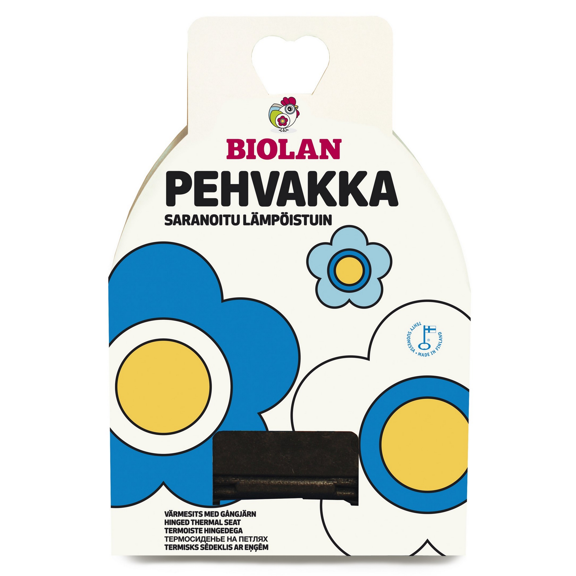 Toalettsete Biolan Varmesete med Hengsler