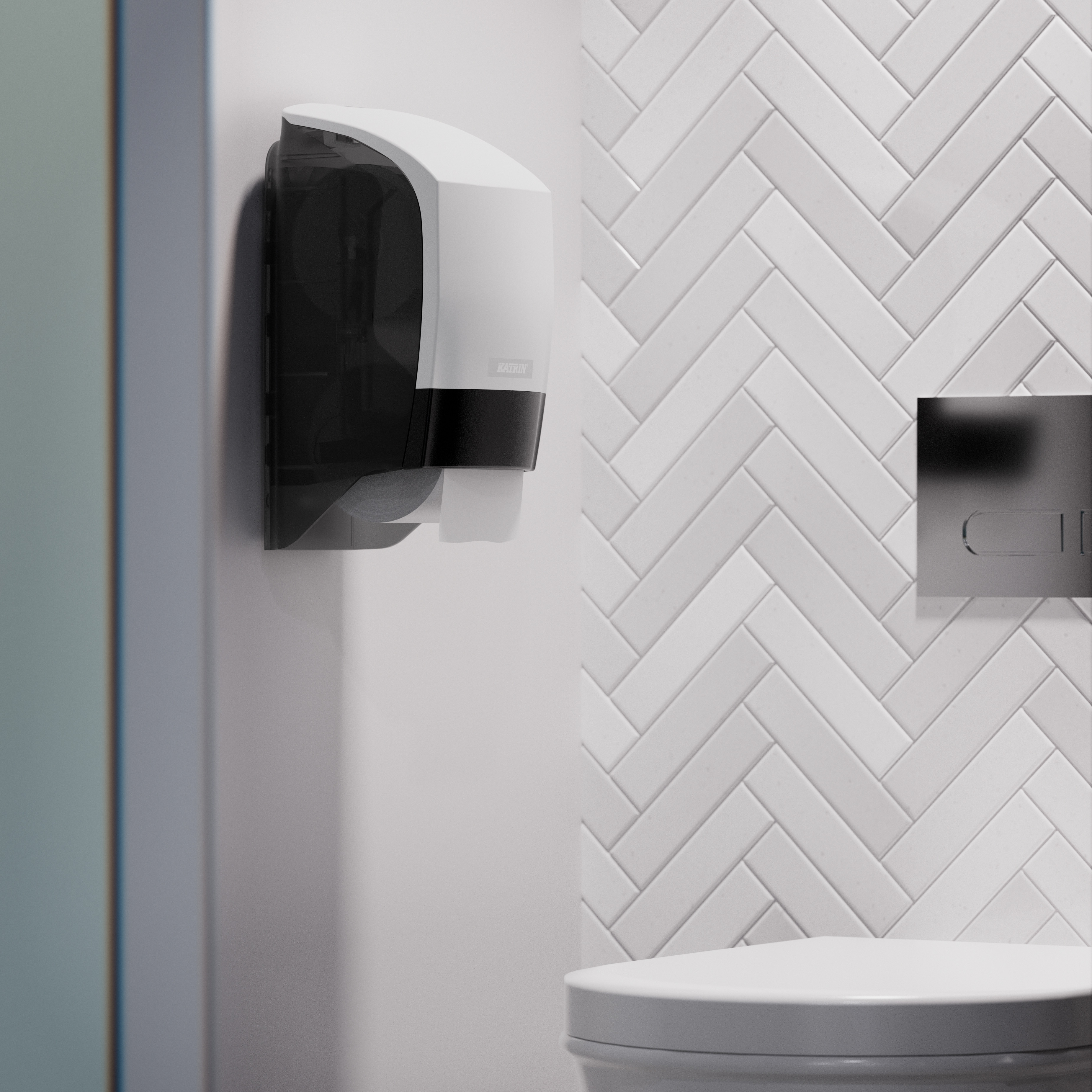 Dispenser Katrin for Toalettrull Plast