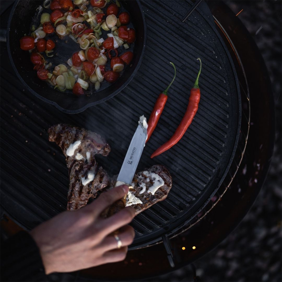 Grillplate Espegard Støpegods 47cm