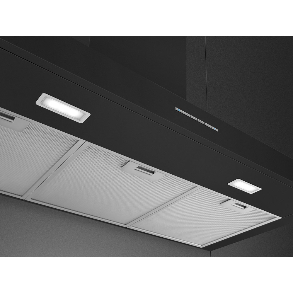 Vegghengt Kjøkkenvifte Smeg KBT900NE Svart Elegant Design