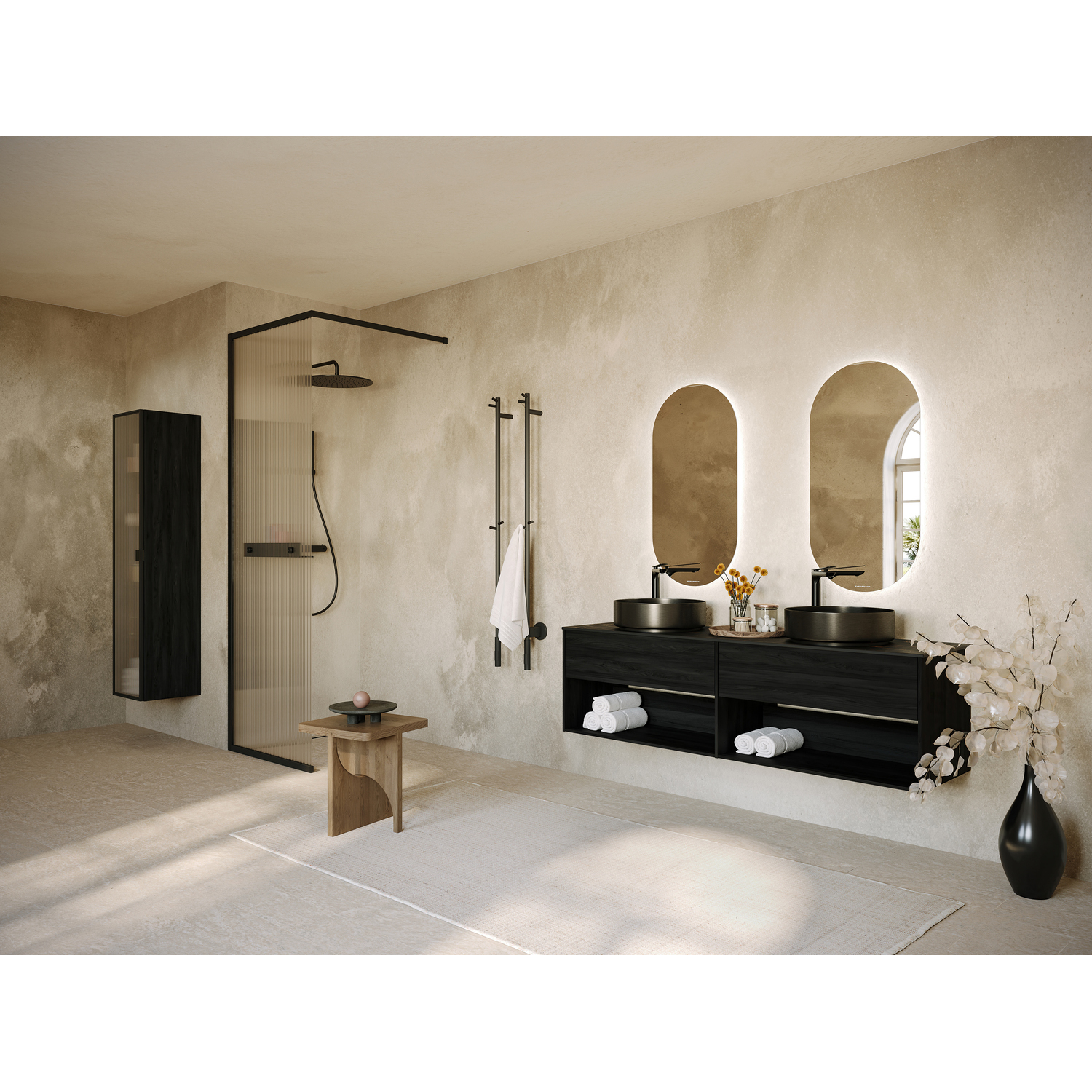 Högskåp Svedbergs Dörr Vitrin