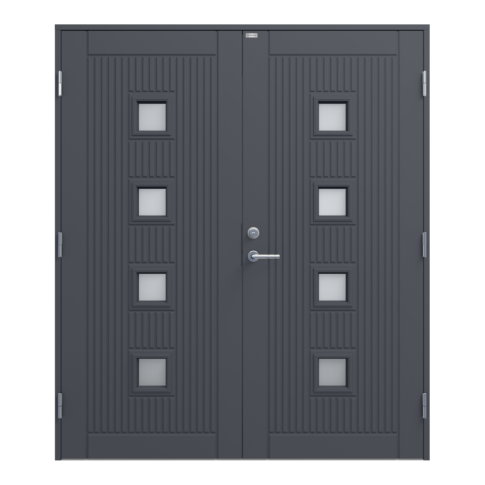 Tofløyet Ytterdør Diplomat Nike Sotet Glass