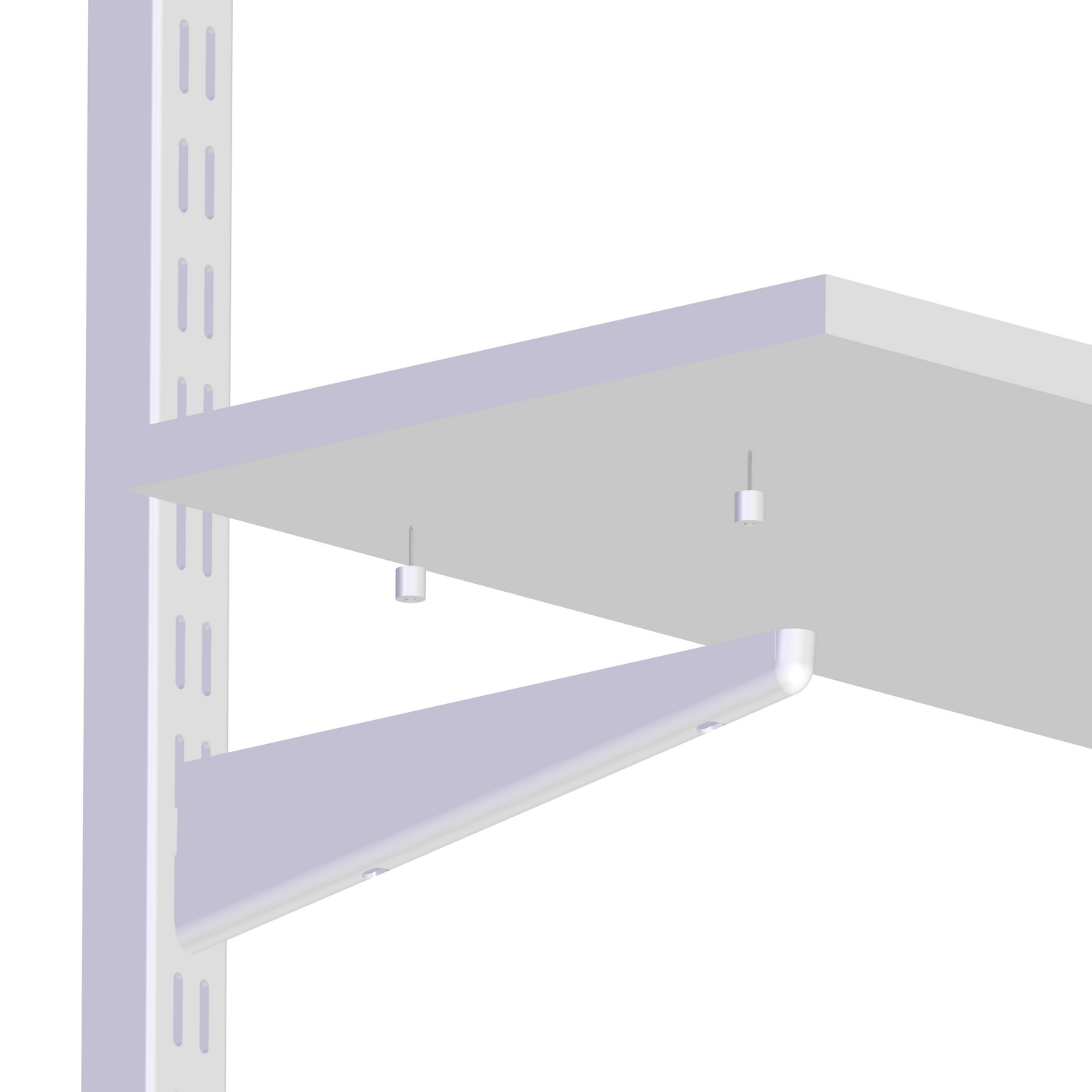 Hyllestift Lundbergs Wide 10-Pk Hvit